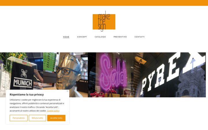 Screenshot of makethesign.it