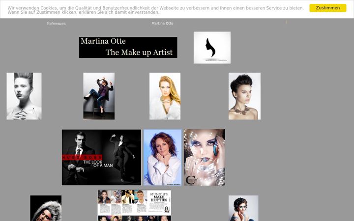 Screenshot of makeupartist-martinaotte.com