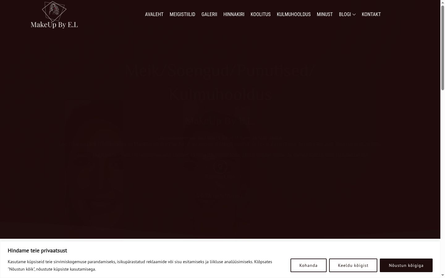 Capture d'écran de la bannière de consentement affichée avant toute interaction