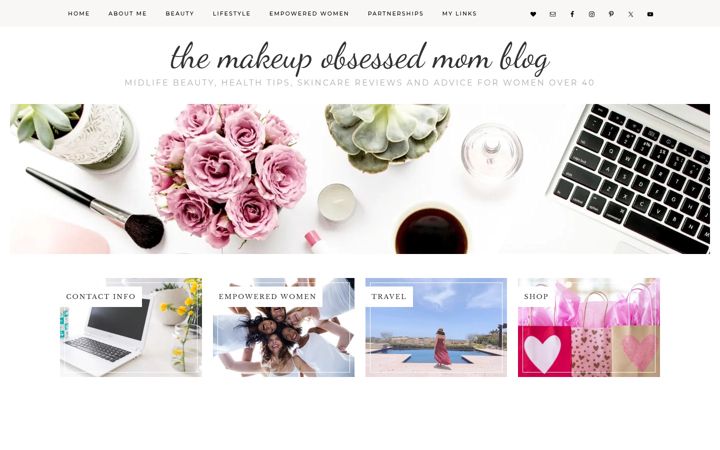Screenshot of makeupobsessedmom.com