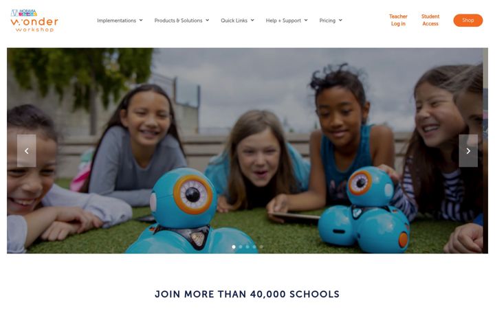 Screenshot of makewonder.com