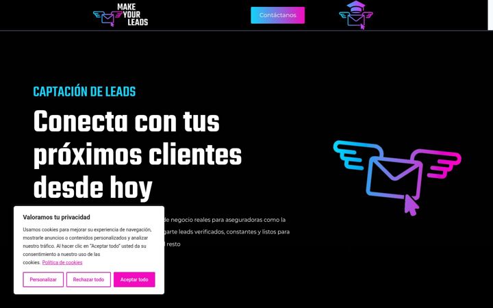 Screenshot of makeyourleads.es