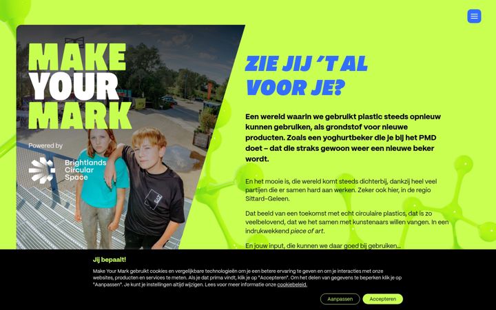 Screenshot of makeyourmark.nu
