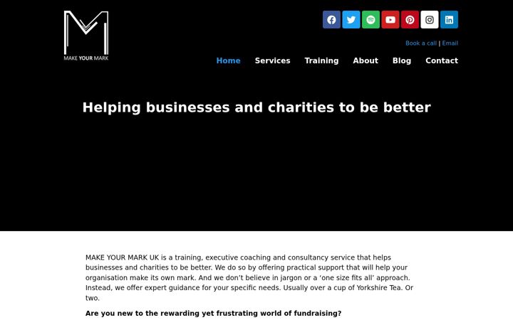 Screenshot of makeyourmarkuk.co.uk