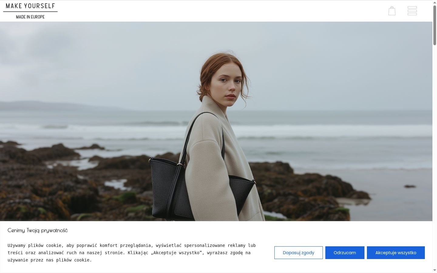 Screenshot van de toestemmingsbanner zoals getoond vóór enige interactie