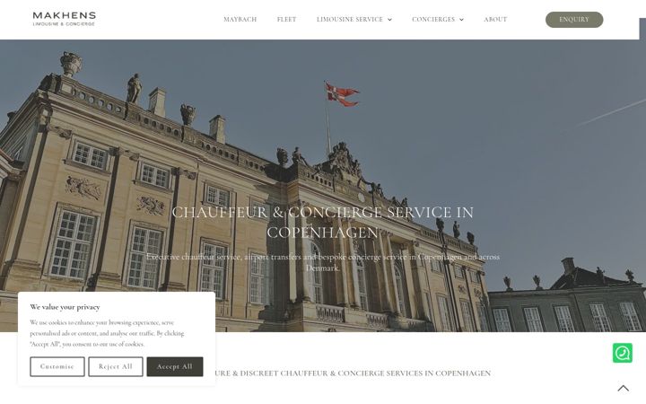 Screenshot of makhens.com