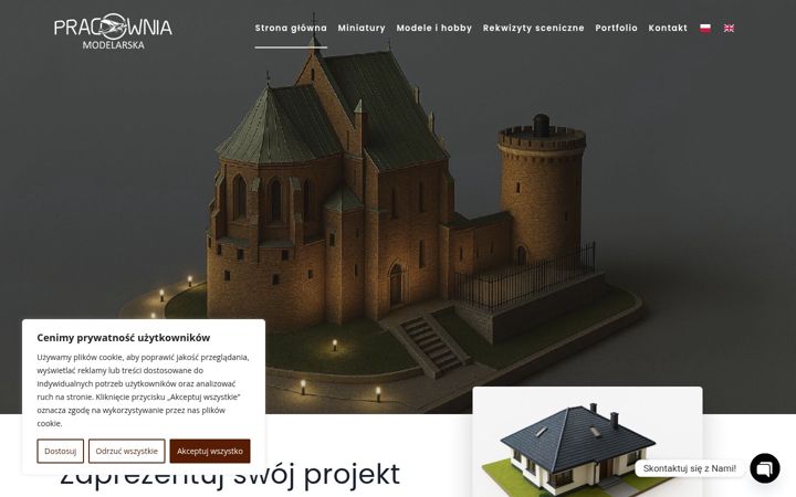 Screenshot of makietylublin.pl
