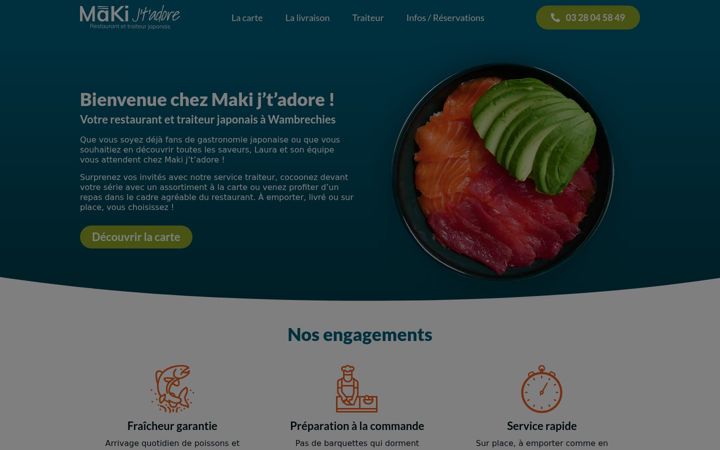 Screenshot of makijtadore.com