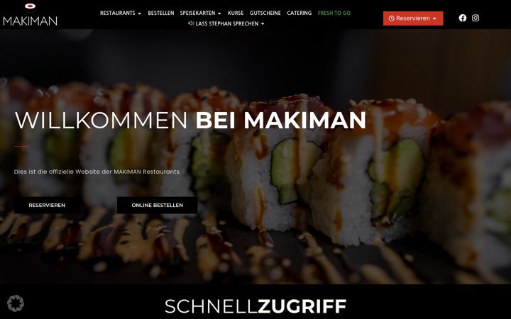 Screenshot of makiman.de