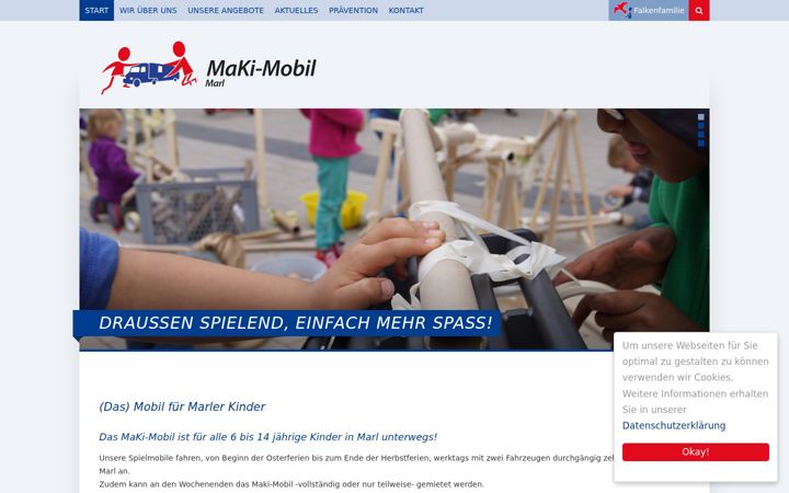 Screenshot of makimobil-re.de
