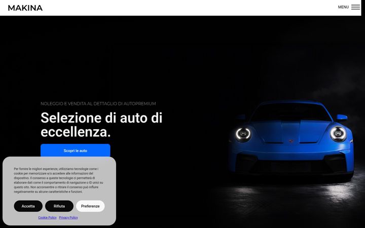 Screenshot of makinarent.it