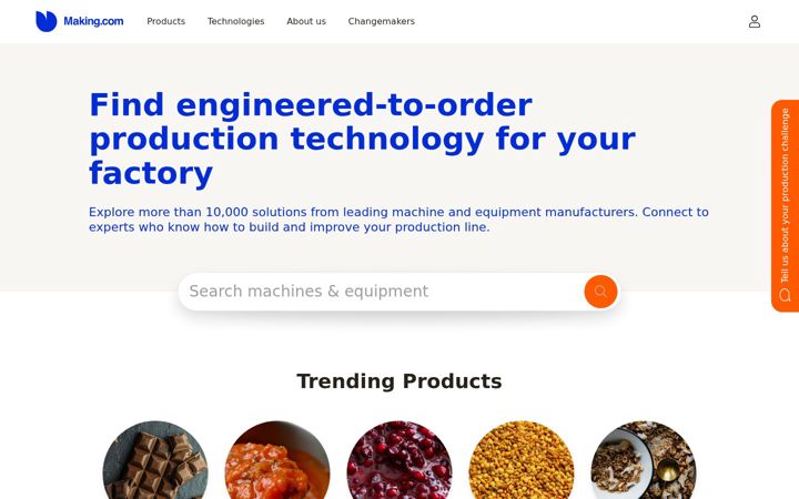 Screenshot of making.com