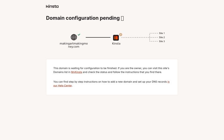 Screenshot of makingartmakingmoney.com