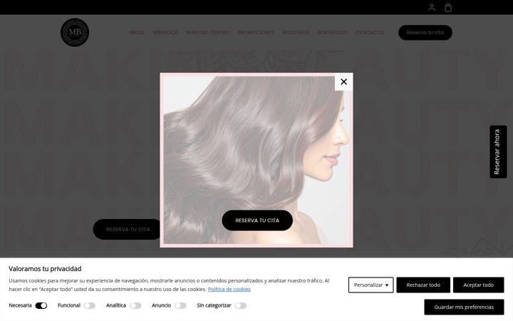 Screenshot of makingbeautylalaguna.com