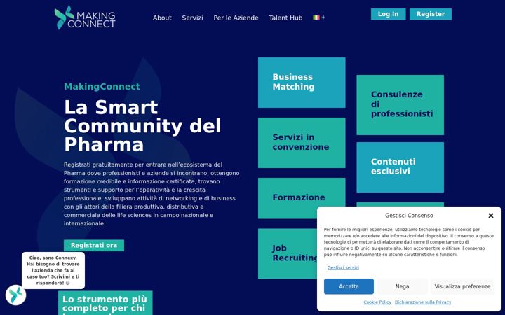 Screenshot of makingconnect.it