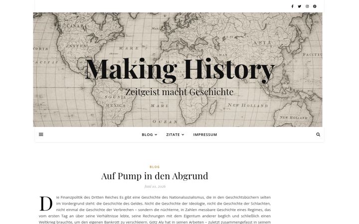 Screenshot of makinghistory.de