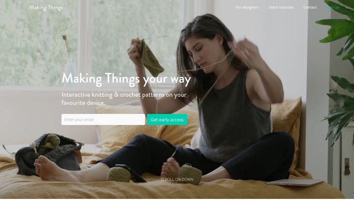 Screenshot of makingthingsapp.com