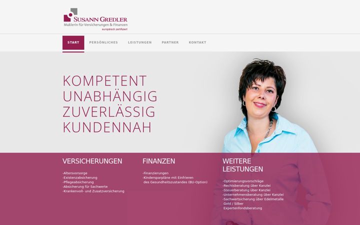 Screenshot of makler-gredler.com