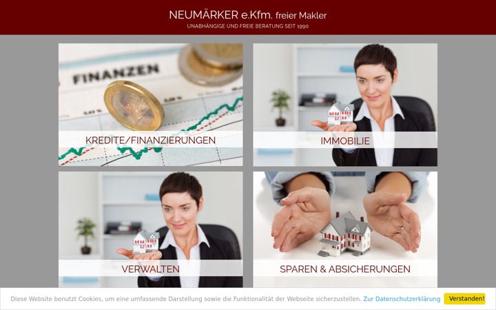 Screenshot of makler-neumaerker.de