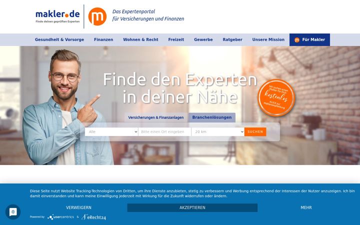 Screenshot of makler.de