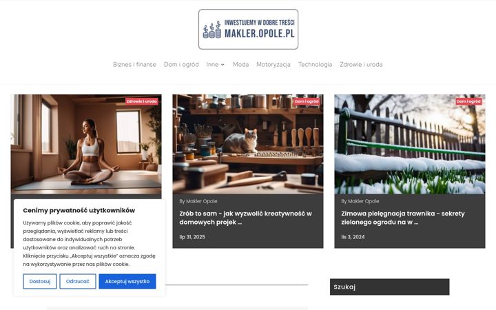 Screenshot of makler.opole.pl