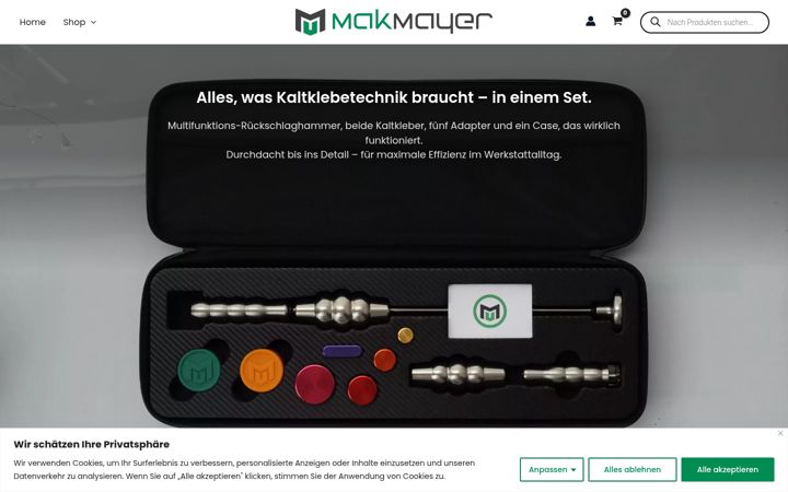 Screenshot of makmayer.com