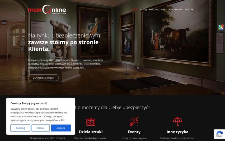 Screenshot of makonline.pl