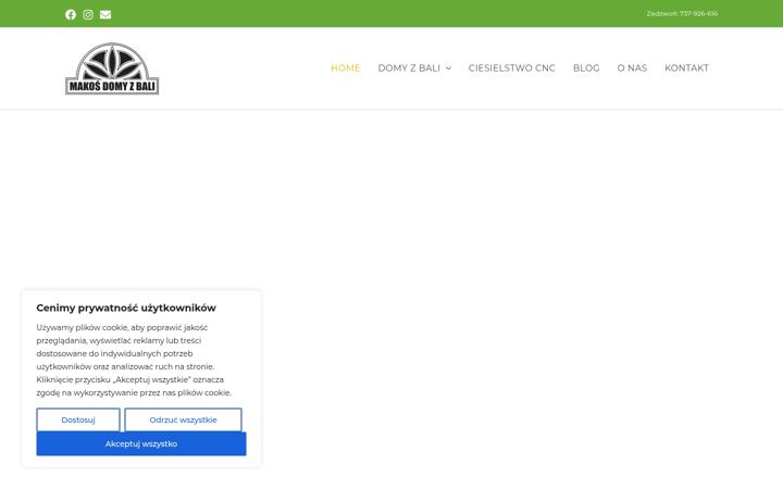 Screenshot of makosdomyzbali.pl