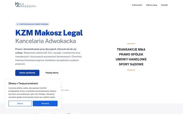 Screenshot of makosz.pl