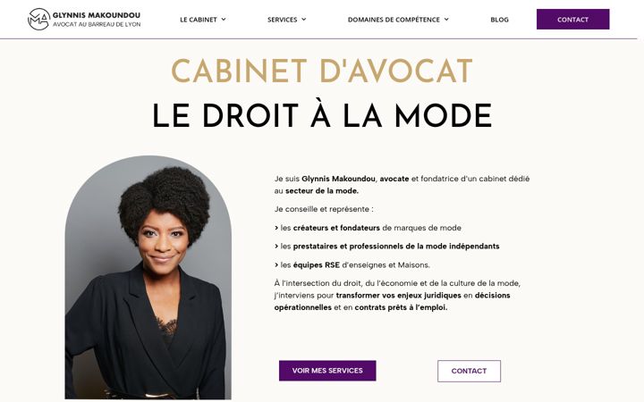 Screenshot of makoundou-avocat.fr