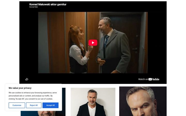 Screenshot of makowskikonrad.pl
