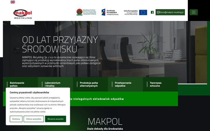 Screenshot of makpol-recykling.pl