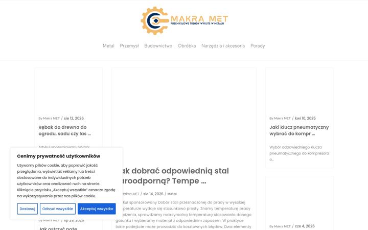 Screenshot of makra-met.com.pl