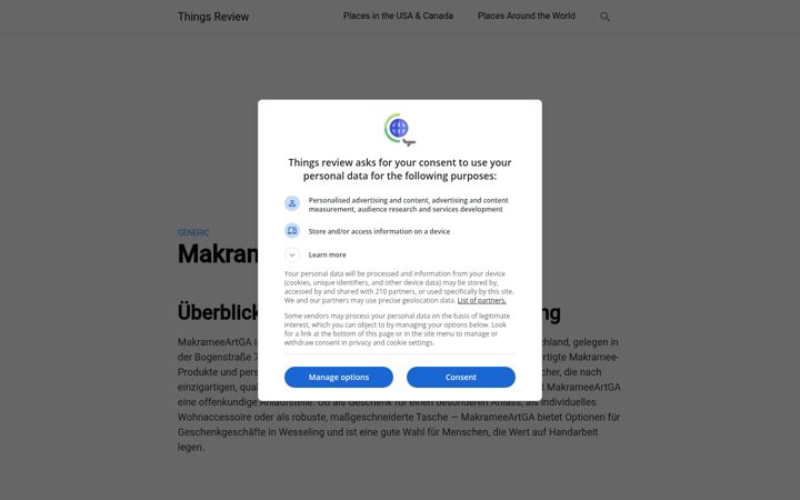 Screenshot of makrameeartga.de
