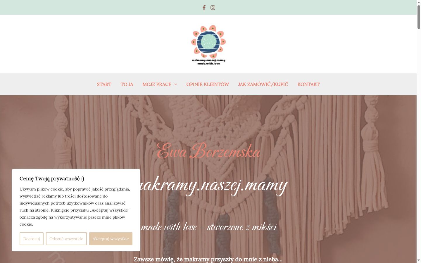 Screenshot tal-banner tal-kunsens muri qabel kwalunkwe interazzjoni