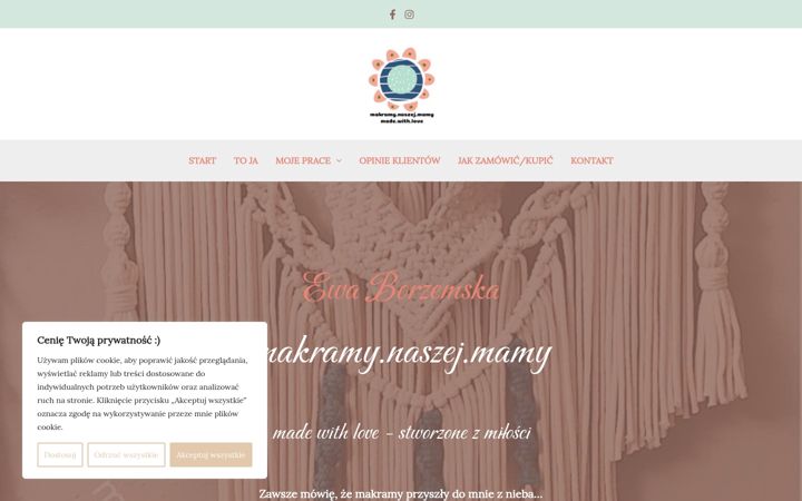 Screenshot of makramynaszejmamy.pl