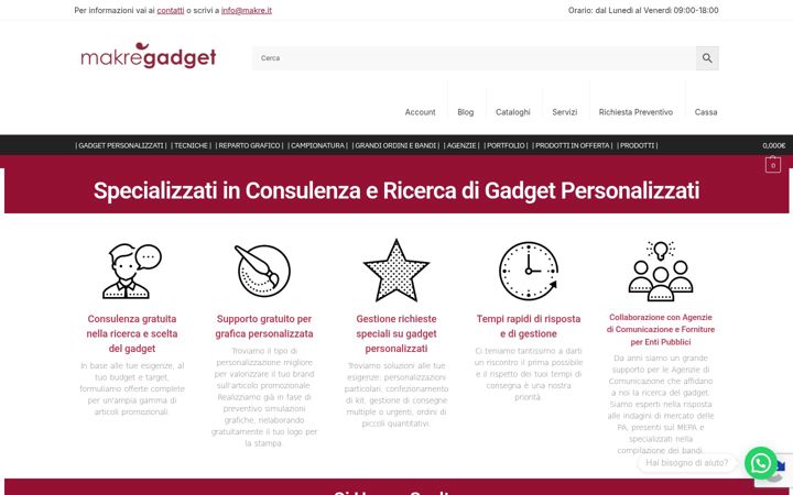 Screenshot of makregadget.it