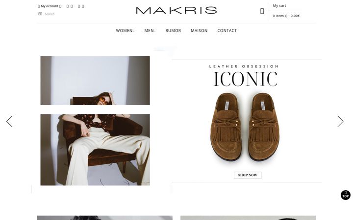 Screenshot of makrisofficial.com
