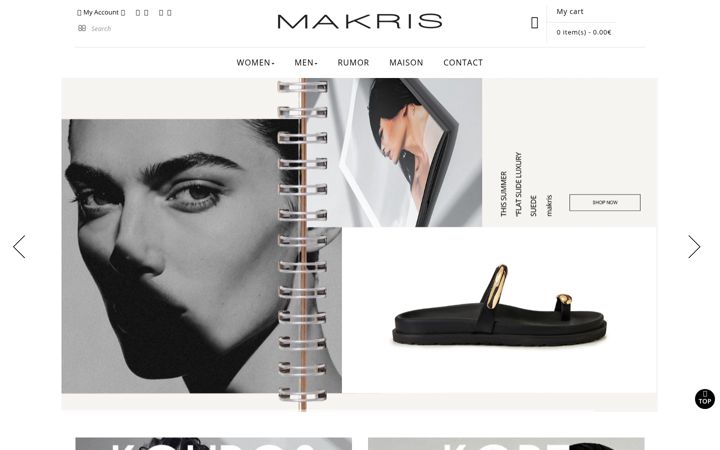 Screenshot of makrisofficial.net