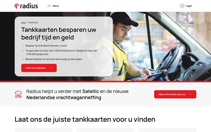 Screenshot of makrofuelcard.be