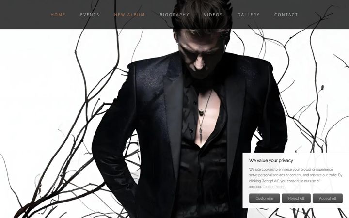 Screenshot of maksim.co.uk
