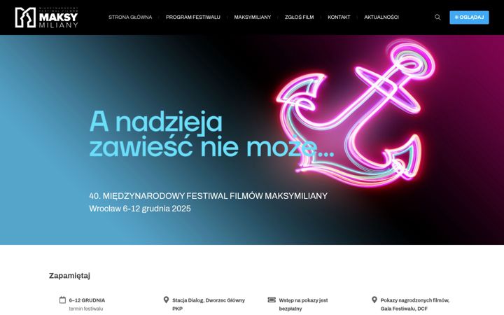 Screenshot of maksymiliany.pl