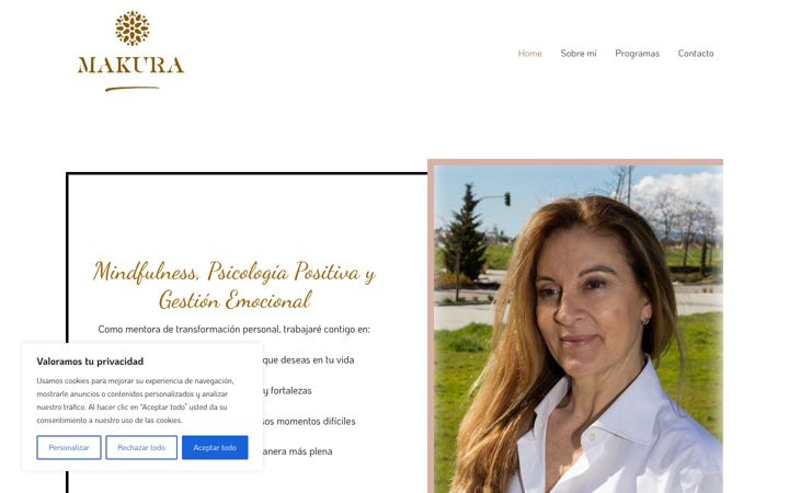 Screenshot of makura.es