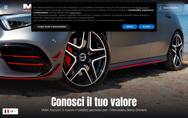 Screenshot of makwheels.it