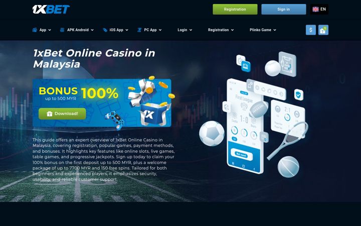 Screenshot di mal-1xbet.org