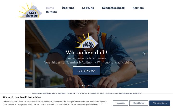 Screenshot of mal-energy.de
