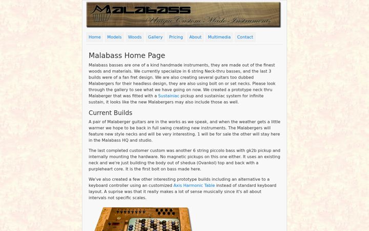 Screenshot of malabass.com