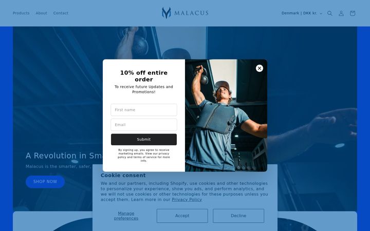 Screenshot of malacus.com