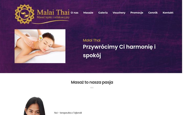 Screenshot of malaithai.pl