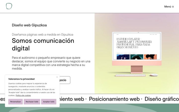 Screenshot of malakitaestudio.com